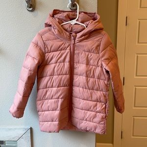Pink girls 4T puffer coat